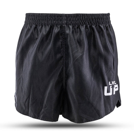 LVL UP Muay Thai Trunks - HYBRID BLACK